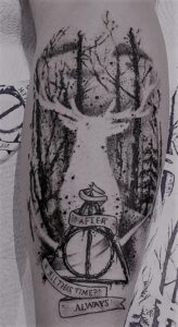 Tattoo Studio Anansi München David best bestes dotwork blackwork black and grey